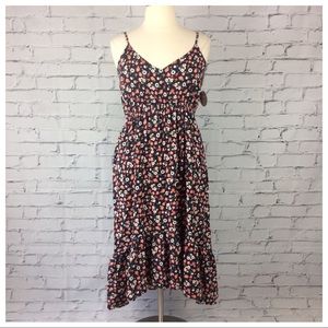 Jolie&Joy Floral Hi-Low Dress, Size XL